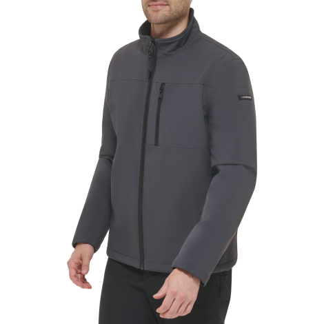Мужская куртка Softshell Calvin Klein с подкладкой из шерпы 1159862836 (Серый XXL)