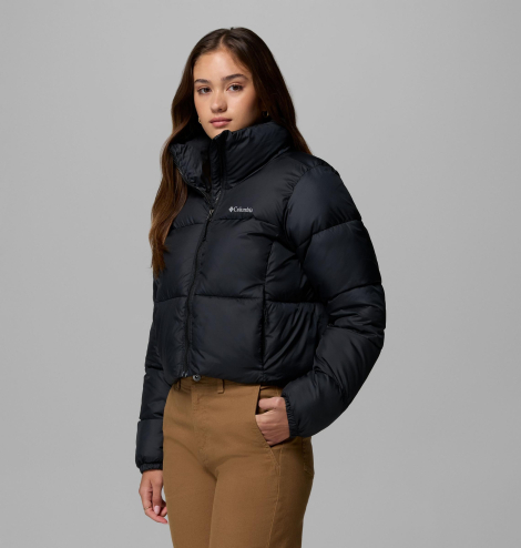 Женская укороченная стеганая куртка Columbia 1159863481 (Черный XL)