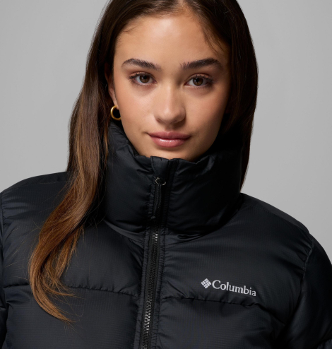Женская укороченная стеганая куртка Columbia 1159863481 (Черный XL)