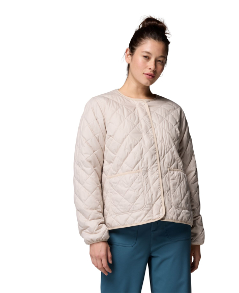 Стеганая куртка на меху Columbia 1159863925 (Молочный M)
