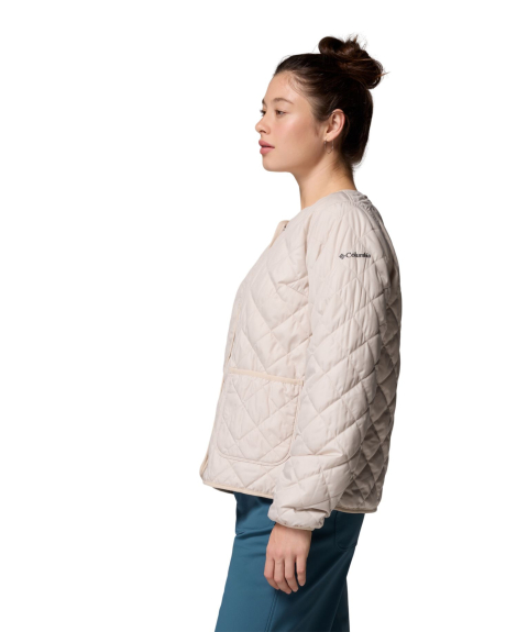 Стеганая куртка на меху Columbia 1159863925 (Молочный M)