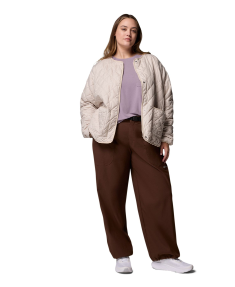 Стеганая куртка на меху Columbia 1159863925 (Молочный M)