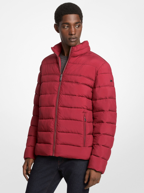 Мужская стеганая куртка Michael Kors 1159864119 (Бордовый L)