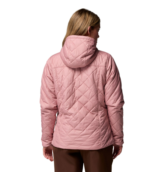Женская стеганая куртка Columbia на меху 1159864141 (Розовый L)