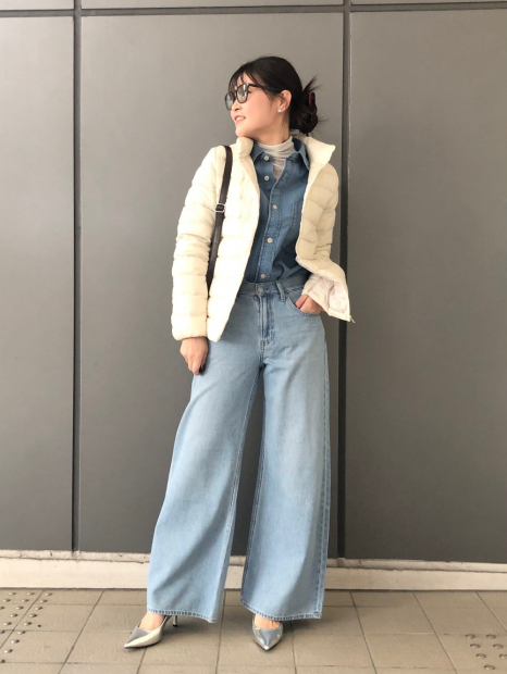 Женская ультралегкая куртка UNIQLO 1159864590 (Молочный S)