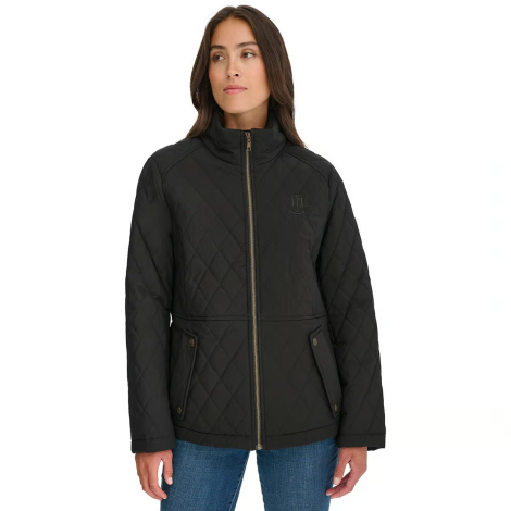 Женская стеганая куртка Tommy Hilfiger 1159864828 (Черный S)
