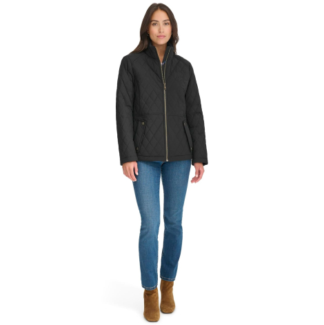 Женская стеганая куртка Tommy Hilfiger 1159864828 (Черный S)