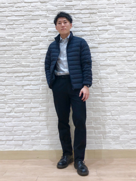Чоловіча куртка UNIQLO на блискавці 1159864981 (Синій XL)
