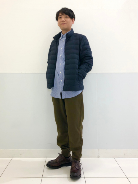 Чоловіча куртка UNIQLO на блискавці 1159864981 (Синій XL)