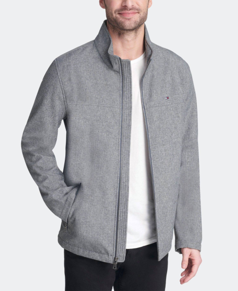Мужская непромокаемая куртка Tommy Hilfiger 1159864982 (Серый S)