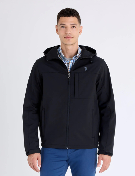 Мужская куртка Softshell U.S. Polo Assn 1159865223 (Черный L)