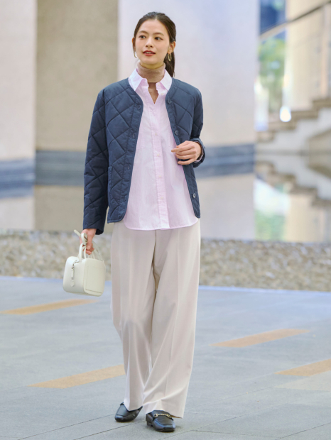 Легка куртка на гудзиках PUFFERTECH Uniqlo 1159865277 (Синій XL)