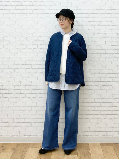 Легка куртка на гудзиках PUFFERTECH Uniqlo 1159865277 (Синій XL)