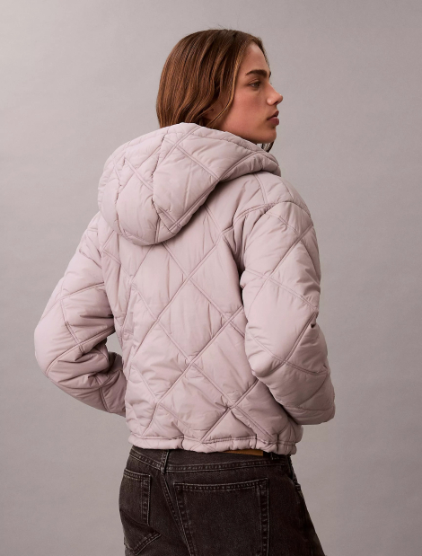 Женская стеганая куртка Calvin Klein 1159865313 (Серый XL)