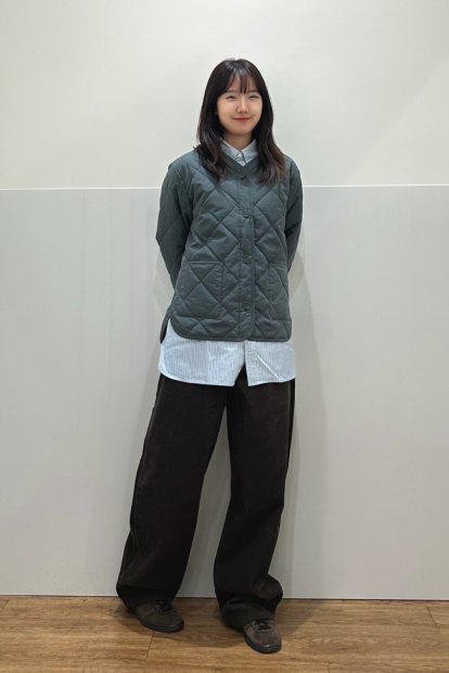 Легка куртка на гудзиках PUFFERTECH Uniqlo 1159865522 (Зелений M)