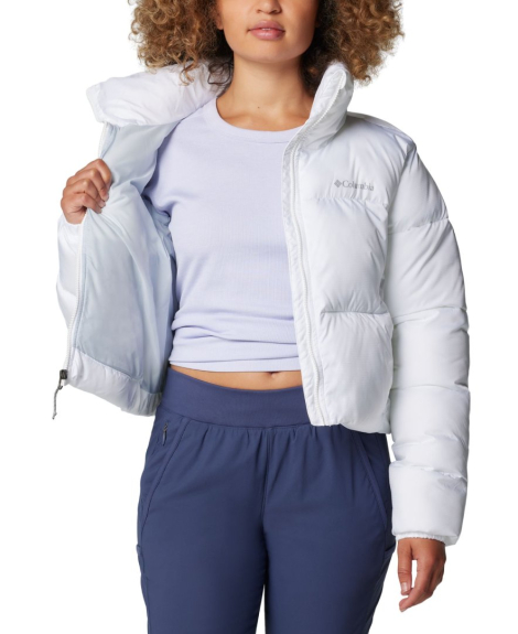 Жіноча укорочена стьобана куртка Columbia 1159894843 (Білий L)