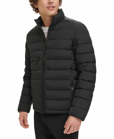 Чоловіча тепла куртка-пуховик DKNY 1160483915 (Чорний XXL)