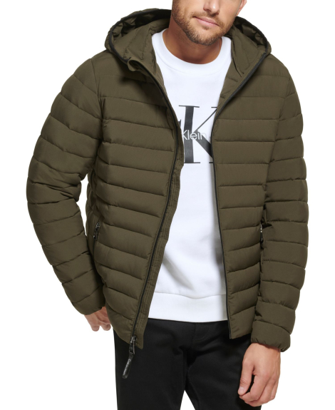 Чоловіча куртка Calvin Klein з капюшоном 1160640645 (Зелений XXL)