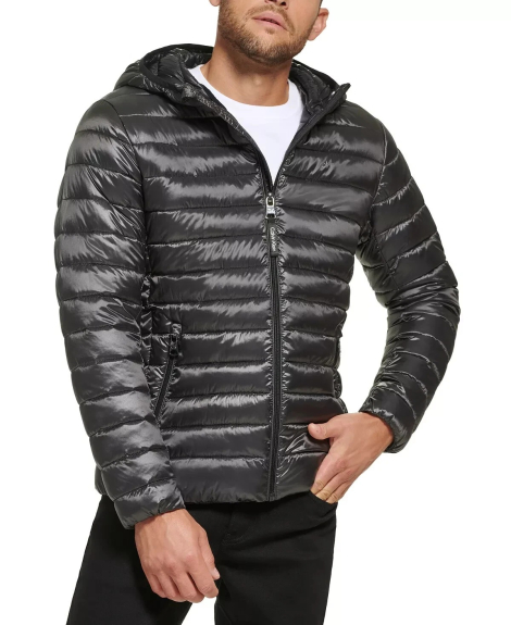 Чоловіча куртка Calvin Klein з капюшоном 1160667370 (Сірий XL)