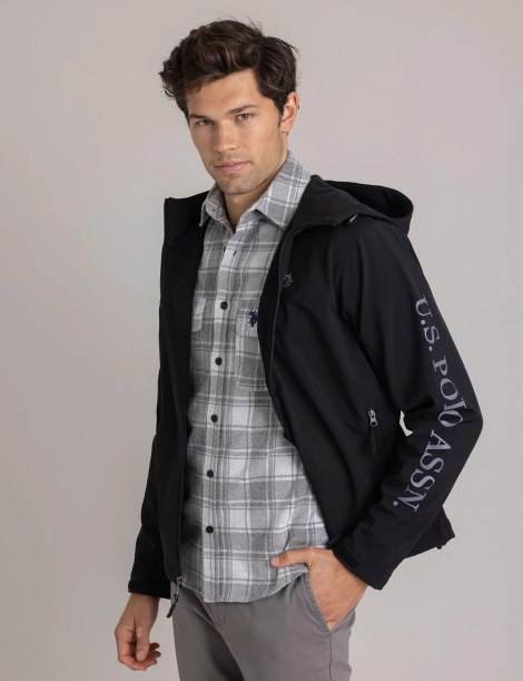 Чоловіча куртка US Polo Assn 1160717511 (Чорний M)