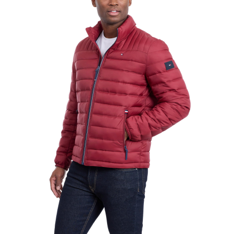 Мужская куртка Tommy Hilfiger на молнии 1160727386 (Бордовый XXL)