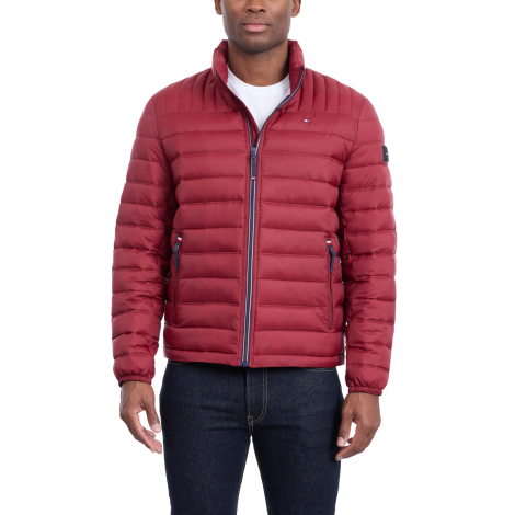 Мужская куртка Tommy Hilfiger на молнии 1160727386 (Бордовый XXL)