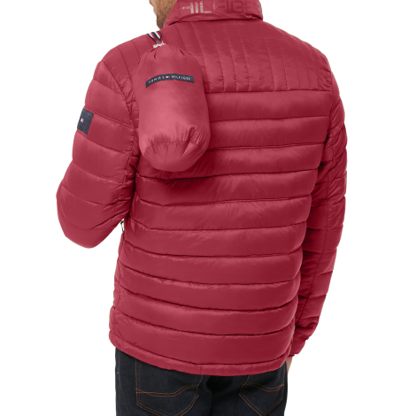 Мужская куртка Tommy Hilfiger на молнии 1160727386 (Бордовый XXL)