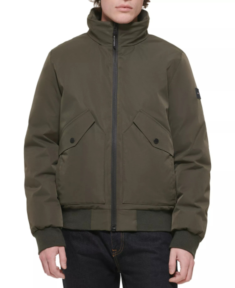Мужская куртка Tommy Hilfiger с капюшоном 1160757981 (Зеленый M)