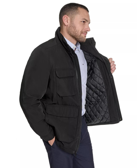 Мужская куртка Tommy Hilfiger 1160769898 (Черный XXL)