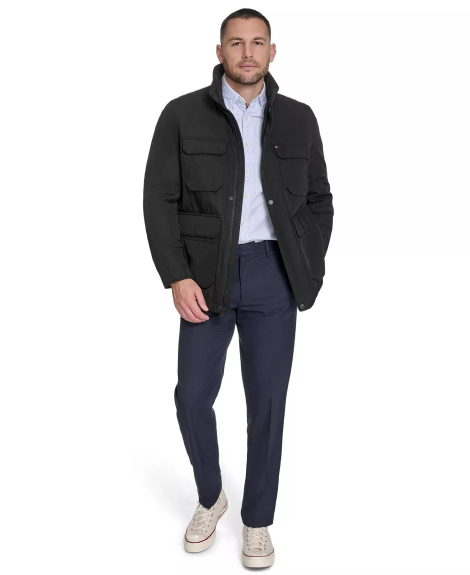 Мужская куртка Tommy Hilfiger 1160769898 (Черный XXL)