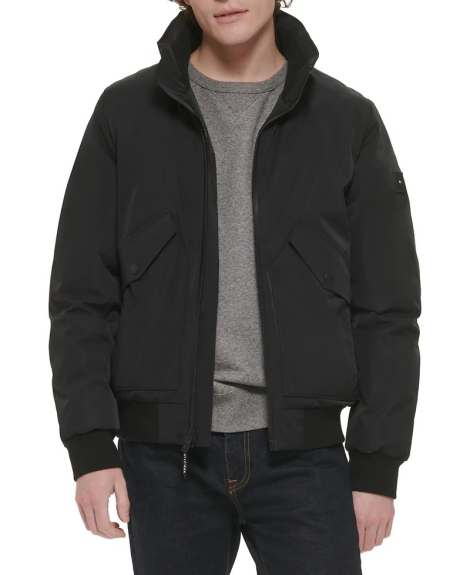 Чоловіча куртка Tommy Hilfiger з капюшоном 1160871769 (Чорний M)