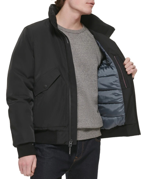 Чоловіча куртка Tommy Hilfiger з капюшоном 1160871769 (Чорний M)