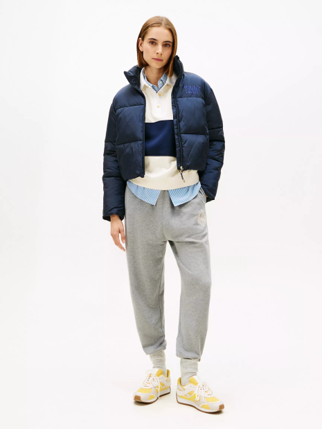 Женская укороченная куртка Tommy Hilfiger 1161041076 (Синий XXL)
