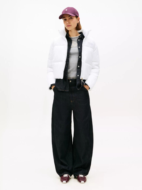 Женская укороченная куртка Tommy Hilfiger 1161148059 (Белый L)