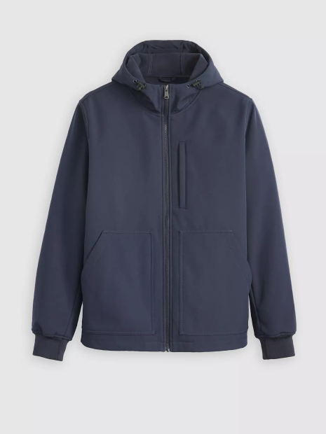 Чоловіча куртка Soft Shell Levi's з капюшоном 1161810135 (Синій XXL)
