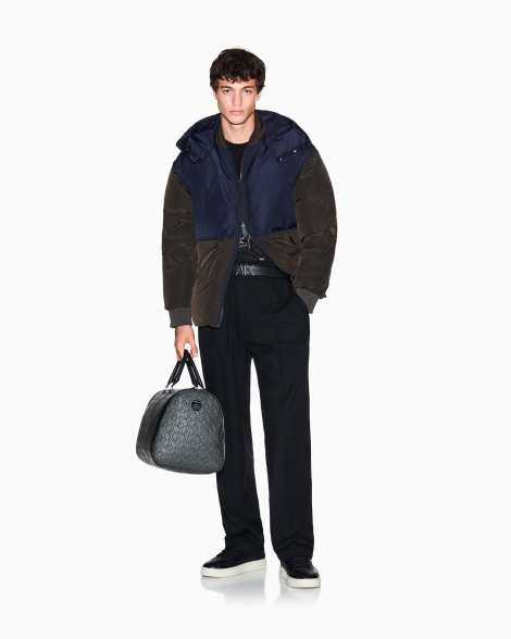 Мужская куртка Armani Exchange с отстегивающимися рукавами 1162513484 (Синий/Зеленый M)