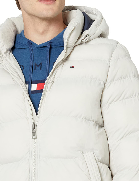 Мужская куртка Tommy Hilfiger с капюшоном 1162739583 (Серый XXL)