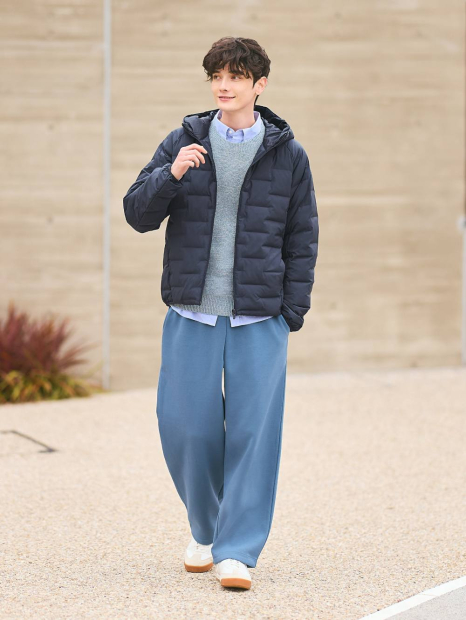 Мужская куртка PUFFTECH UNIQLO 1162801497 (Синий S)