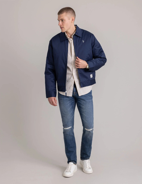 Мужская куртка U.S. Polo Assn 1162932059 (Синий XL)