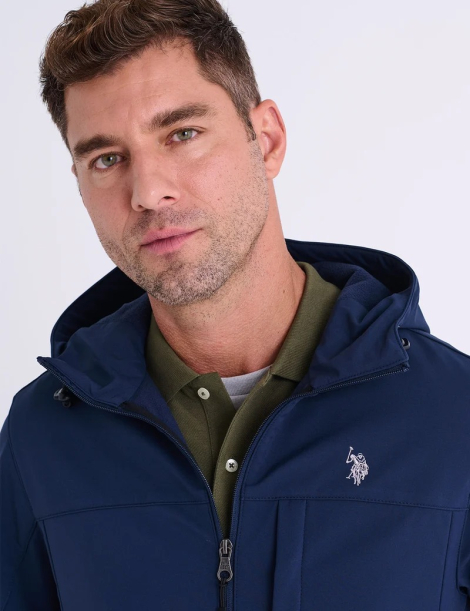Мужская куртка U.S. Polo Assn 1162933173 (Синий L)