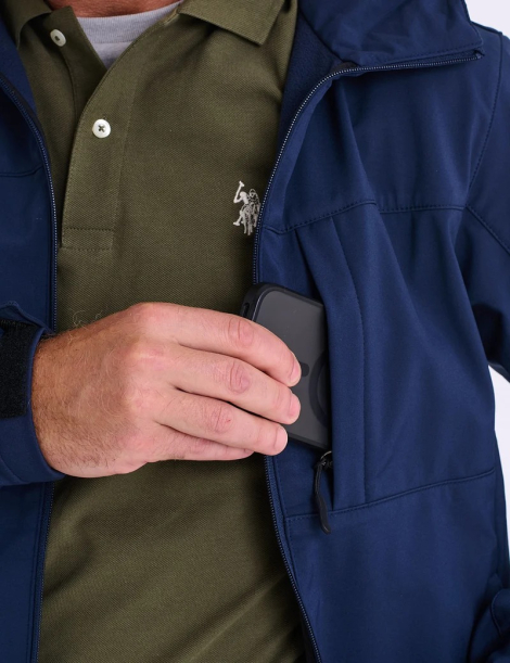 Мужская куртка U.S. Polo Assn 1162933173 (Синий L)
