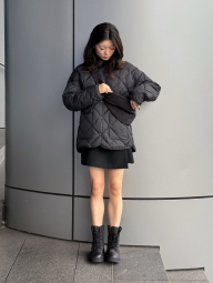 Жіноча ультралегка куртка UNIQLO 1159830386 (Чорний XL)