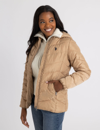Женская куртка U.S. Polo Assn 1159840190 (Бежевый S)