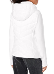 Женская стеганая куртка с капюшоном Tommy Hilfiger 1159841188 (Белый XL)