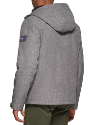 Мужская теплая куртка Tommy Hilfiger с подкладкой из шерпы 1159841813 (Серый XL)