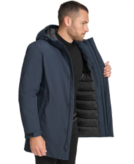 Теплая мужская куртка Calvin Klein 1159841841 (Синий XL)