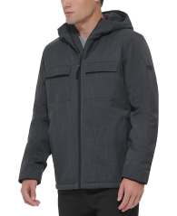 Мужская куртка DKNY с капюшоном 1159842128 (Серый XXL)