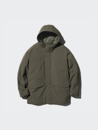 Куртка-пуховик UNIQLO с капюшоном 1159842490 (Зеленый 3XL)