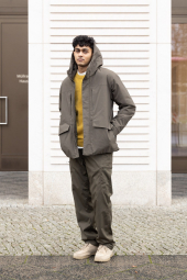Куртка-пуховик UNIQLO з капюшоном 1159842490 (Зелений 3XL)