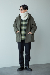 Куртка-пуховик UNIQLO з капюшоном 1159842490 (Зелений 3XL)